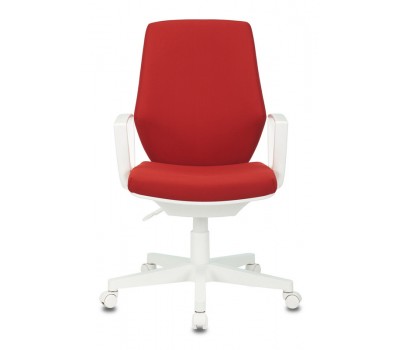 Кресло Бюрократ CH-W545 красный 26-22 (пластик белый)