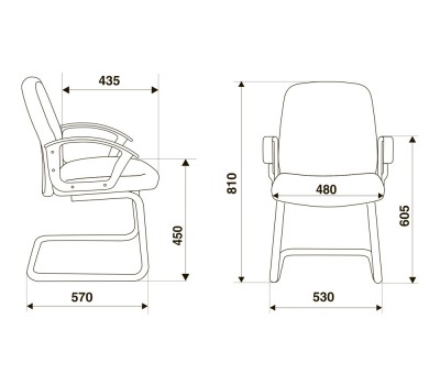 Кресло Бюрократ CH-808-LOW-V низкая спинка серый 3C1