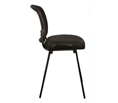 Стул Бюрократ ВИКИ черный TW-01 3C11 сетка/ткань на ножках металл черный