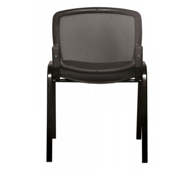 Стул Бюрократ ВИКИ черный TW-01 3C11 сетка/ткань на ножках металл черный