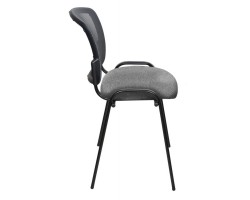 Стул Бюрократ ВИКИ спинка сетка серый TW-04 3C1 сетка/ткань-foto3