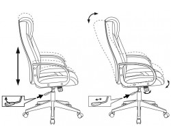 Кресло игровое Zombie VIKING-8N черный искусственная кожа крестовина пластик-foto5