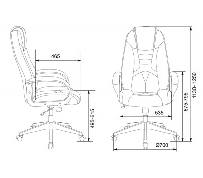 Кресло игровое Zombie VIKING-8N белый/черный искусственная кожа крестовина пластик