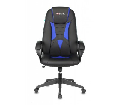 Кресло игровое Zombie VIKING-8N черный/синий искусственная кожа крестовина пластик Кресло игровое Zombie VIKING-8N черный/синий искусственная кожа крестовина пластик