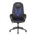 Кресло игровое Zombie VIKING-8N черный/синий искусственная кожа крестовина пластик