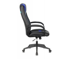 Кресло игровое Zombie VIKING-8N черный/синий искусственная кожа крестовина пластик-foto3