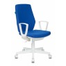 Кресло Бюрократ CH-W545 синий 26-21 (пластик белый)