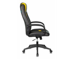Кресло игровое Zombie VIKING-8N черный/желтый искусственная кожа крестовина пластик-foto3