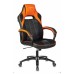 Кресло игровое Zombie VIKING 2 AERO черный/оранжевый текстиль/эко.кожа крестовина пластик