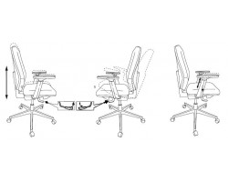 Кресло Бюрократ CH-545SL черный 26-B01 крестовина хром-foto7