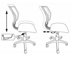 Кресло Бюрократ CH-295 спинка сетка черный TW-01 сиденье черный 15-21-foto6