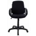 Кресло Бюрократ CH-808AXSN-Low низкая спинка черный 10-11
