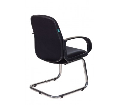 Кресло Бюрократ CH-808-Low-V низкая спинка черный 10-11