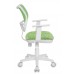 Кресло детское Бюрократ CH-W797 спинка сетка салатовый сиденье зеленый кактусы Cactus-Gn сетка/ткань (пластик белый)