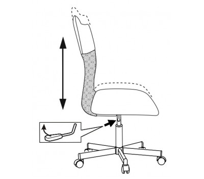 Кресло Бюрократ CH-1399 красный Next-13 искусст.кожа/сетка крестовина металл