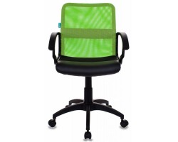 Кресло Бюрократ CH-590 салатовый сиденье черный искусст.кожа/сетка крестовина пластик-foto2