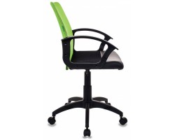 Кресло Бюрократ CH-590 салатовый сиденье черный искусст.кожа/сетка крестовина пластик-foto3