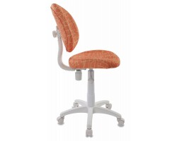 Кресло детское Бюрократ KD-W6 оранжевый жираф (пластик белый)-foto3