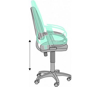 Кресло Бюрократ CH-300 синий JP-15-5 крестовина пластик Кресло Бюрократ CH-300 синий JP-15-5 крестовина пластик