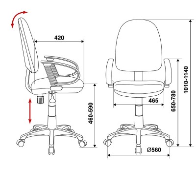 Кресло Бюрократ CH-300 синий JP-15-5 крестовина пластик Кресло Бюрократ CH-300 синий JP-15-5 крестовина пластик