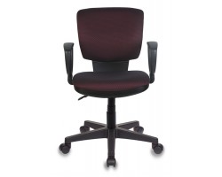 Кресло Бюрократ Ch-626AXSN бордовый ромбик черный V-02-foto2