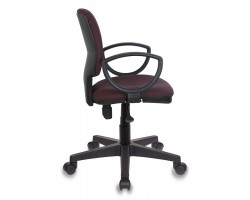 Кресло Бюрократ Ch-626AXSN бордовый ромбик черный V-02-foto3