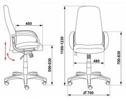 Кресло руководителя Бюрократ Ch-808AXSN черный 10-11-foto6