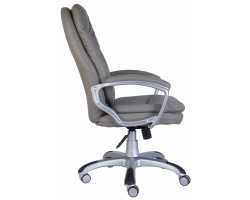 Кресло руководителя Бюрократ Ch-868AXSN серый искусственная кожа крестовина пластик пластик серебро-foto3