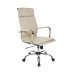 Кресло руководителя Бюрократ Ch-993 слоновая кость эко.кожа крестовина металл хром