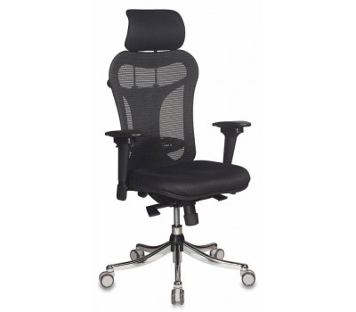 Кресло руководителя Бюрократ Ch-999ASX черный сиденье черный TW-11 сетка/ткань с подголов. крестовина металл хром