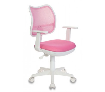 Кресло детское Бюрократ Ch-W797 розовый сиденье розовый TW-13A сетка/ткань крестовина пластик пластик белый