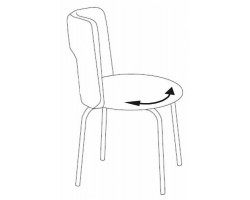 Стул Бюрократ KF-1 вращающийся серый 26-25-foto6