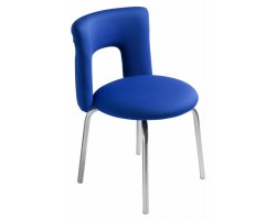 Стул Бюрократ KF-1 вращающийся синий 26-21