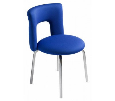 Стул Бюрократ KF-1 вращающийся синий 26-21 Стул Бюрократ KF-1 вращающийся синий 26-21