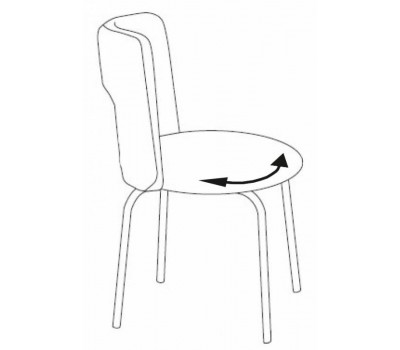 Стул Бюрократ KF-1 вращающийся синий 26-21 Стул Бюрократ KF-1 вращающийся синий 26-21