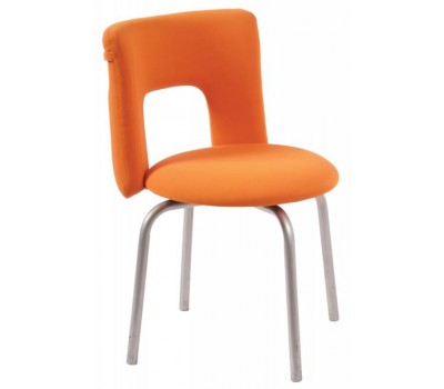 Стул Бюрократ KF-1 вращающийся оранжевый 26-29-1 Стул Бюрократ KF-1 вращающийся оранжевый 26-29-1