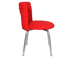 Стул Бюрократ KF-1 вращающийся красный 26-22-foto3