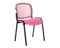 Стул Бюрократ Вики спинка сетка розовый TW-06A TW-13A сетка/ткань