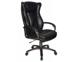 Кресло руководителя Бюрократ CH-879 черный искусственная кожа крестовина пластик пластик темно-серый