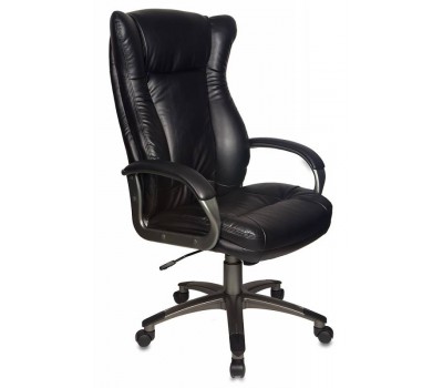 Кресло руководителя Бюрократ CH-879 черный искусственная кожа крестовина пластик пластик темно-серый