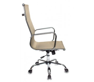 Кресло руководителя Бюрократ CH-993 золотистый сетка крестовина металл хром