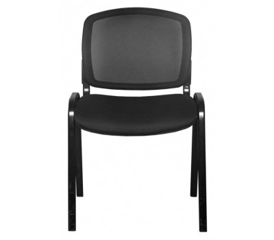 Стул Бюрократ Вики черный 15-21 сетка/ткань на ножках металл черный