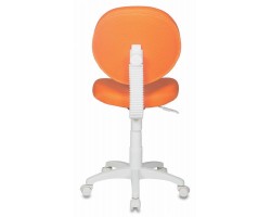 Кресло детское Бюрократ KD-W6 оранжевый TW-96-1 (пластик белый)-foto4