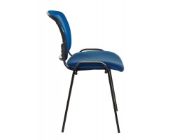 Стул Бюрократ Вики синий TW-05 TW-10 сетка/ткань на ножках металл черный-foto3