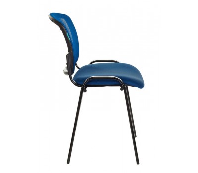 Стул Бюрократ Вики синий TW-05 TW-10 сетка/ткань на ножках металл черный