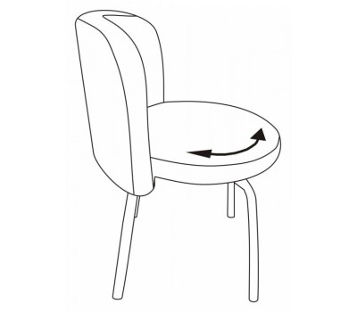 Стул Бюрократ KF-2 синий Or-03 искусственная кожа на ножках металл металлик Стул Бюрократ KF-2 синий Or-03 искусственная кожа на ножках металл металлик