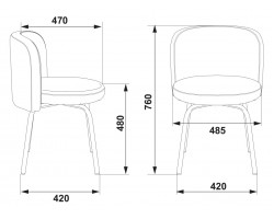 Стул Бюрократ KF-2 вращающийся молочный Or-10 искусственная кожа-foto5