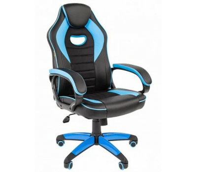 Кресло CHAIRMAN Game 16 черно/голубое Кресло CHAIRMAN Game 16 черно/голубое