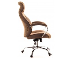 Кресло руководителя Everprof Forum TM Ткань Коричневый-foto2