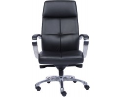 Кресло руководителя Everprof Madrid Кожа Черный-foto4